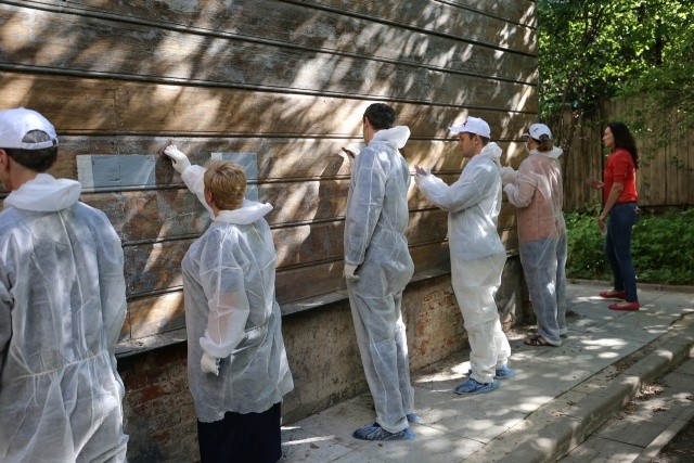 Сотрудники Москомархитектуры в качестве волонтеров приняли участие в реставрации Дома Палибина